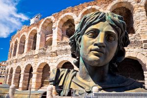 italian theatres: Roman amphitheatre Arena di Verona 