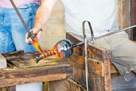 glass blowing in Murano Venice