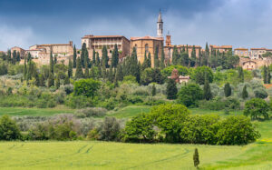 typical Italian countryside village