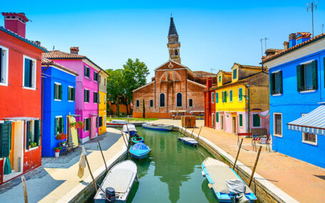 Burano island near Venice