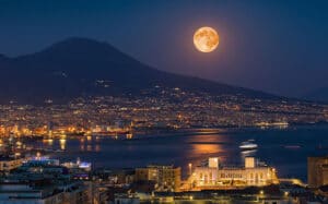 Naples at night