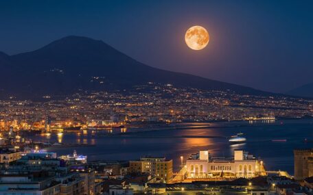 Naples at night