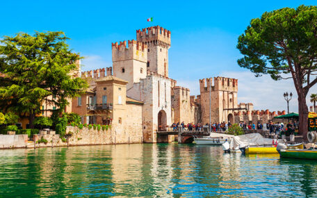 Scaliger castle sirmione lake Garda