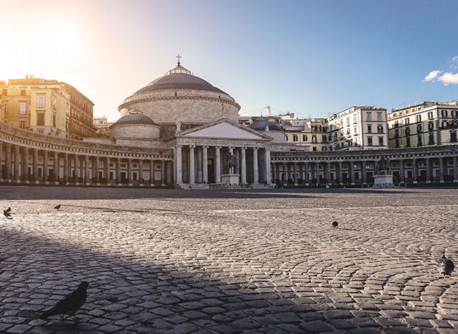 piazza del plebiscito Naples Italy