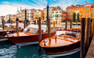 Gondolas in Venice