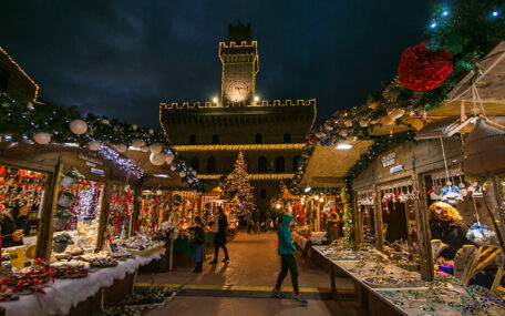 Christmas market in Italy