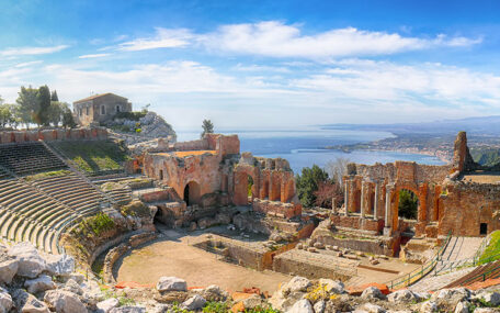 Ancient theatre of Taormina Italy